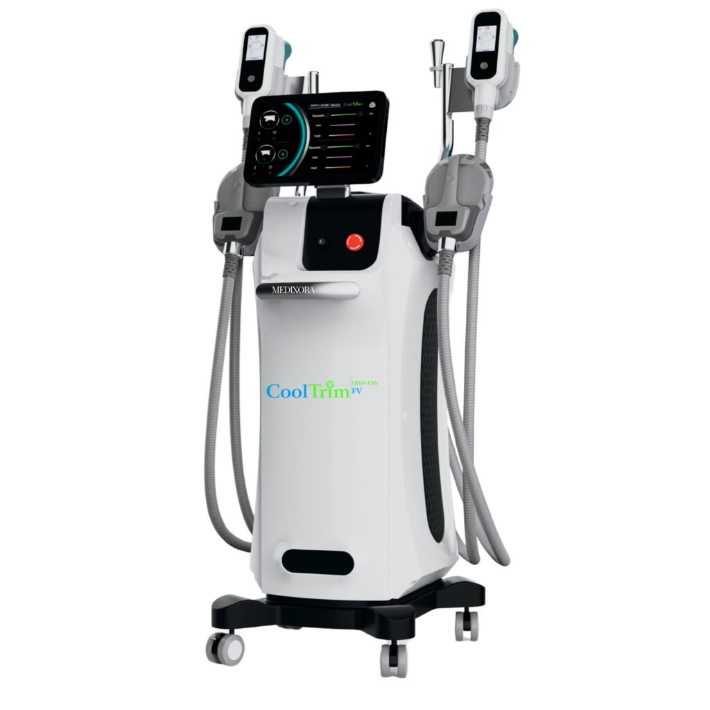 Cooltrim FV Cryo+EMS machine for body contouring, fat reduction, and muscle toning by Medixora