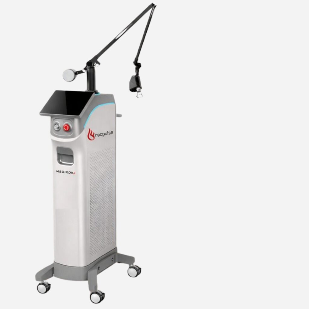 Fracpulse CO2 fractional laser machine for skin resurfacing, acne scars, wrinkle removal, and skin rejuvenation by Medixora