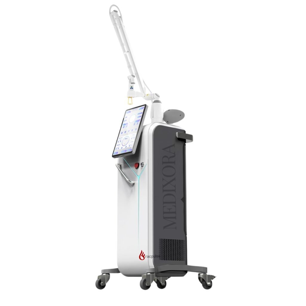 Fracpulse Pro CO2 fractional laser machine for skin resurfacing, acne scars, and skin rejuvenation by Medixora