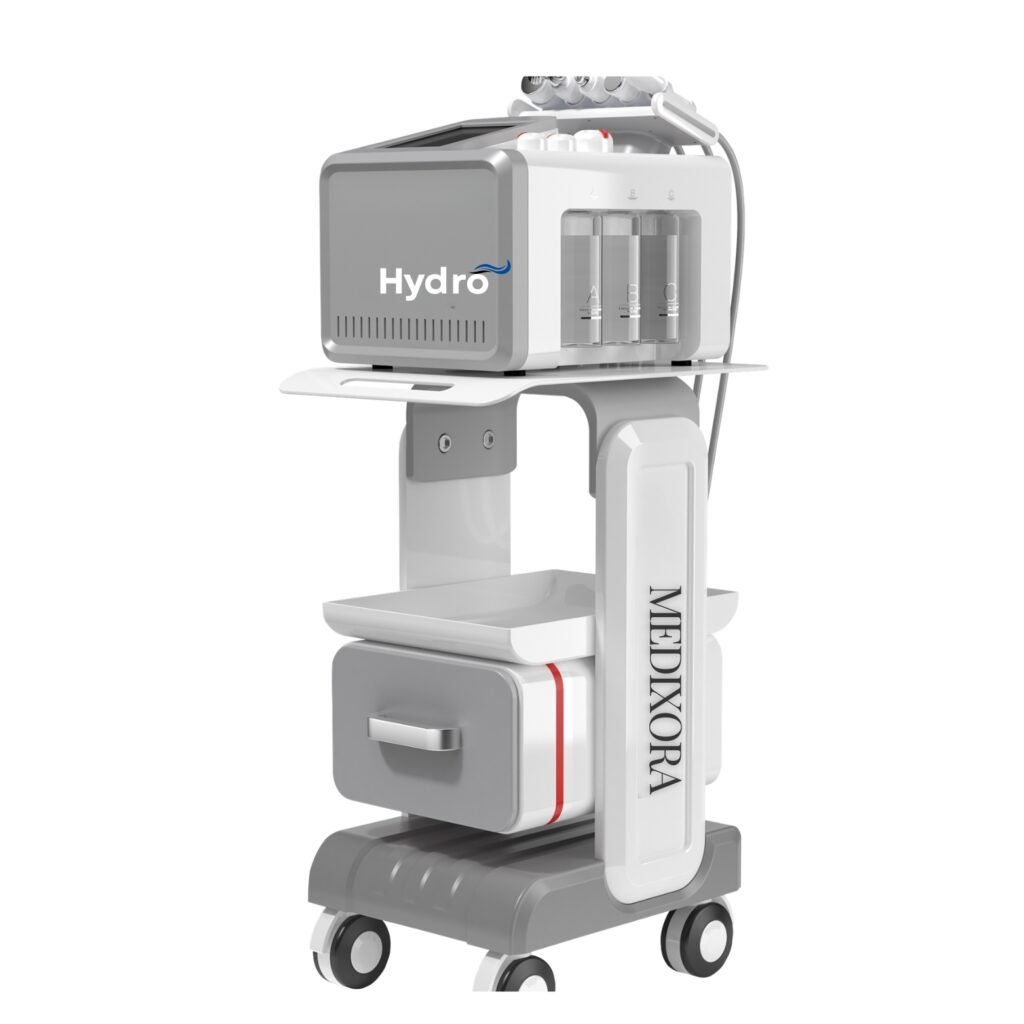Hydro hydrafacial 5in1 machine for deep cleansing, hydration, and skin rejuvenation treatments by Medixora