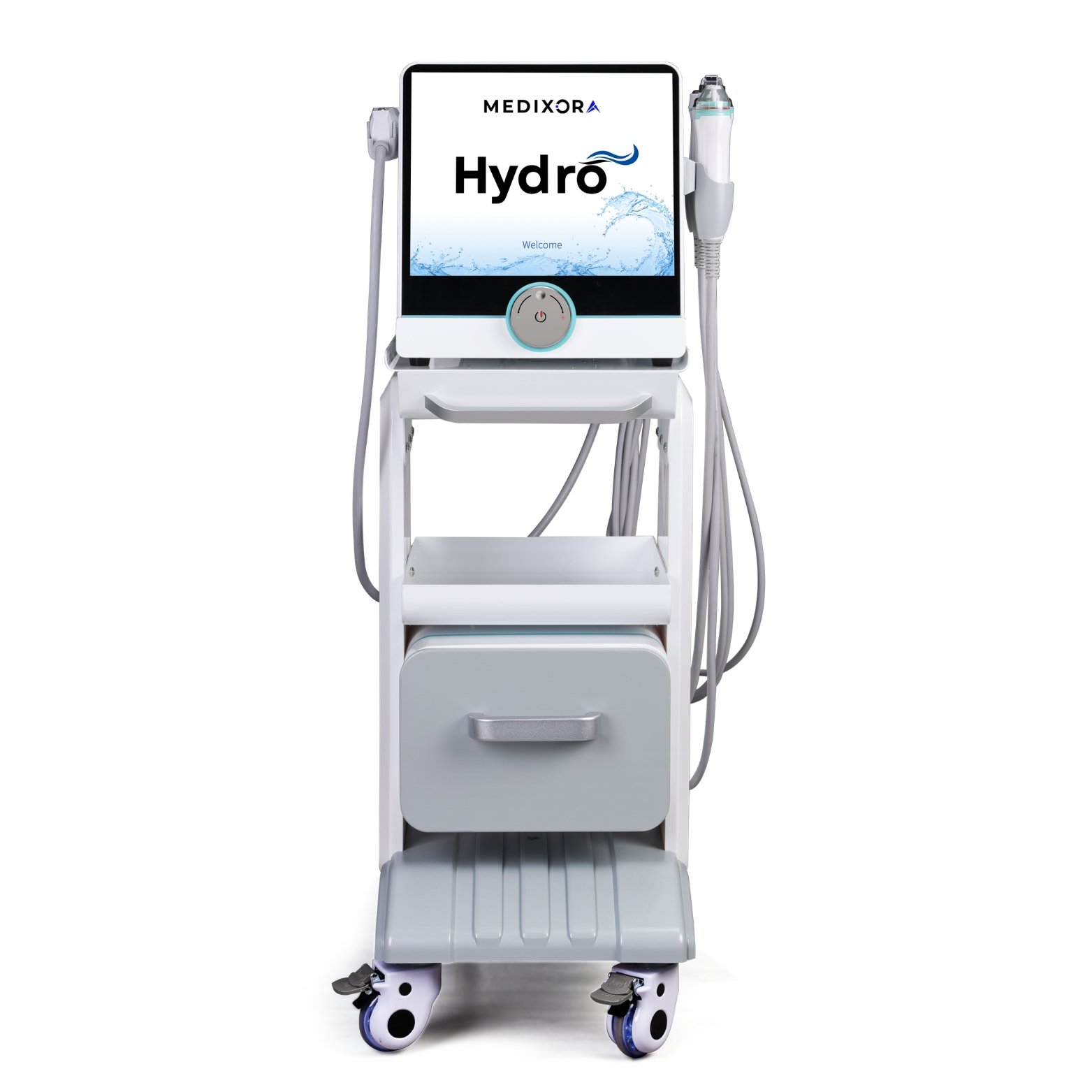 Hydro hydrafacial 6in1 machine for deep cleansing, hydration, exfoliation, and skin rejuvenation treatments by Medixora