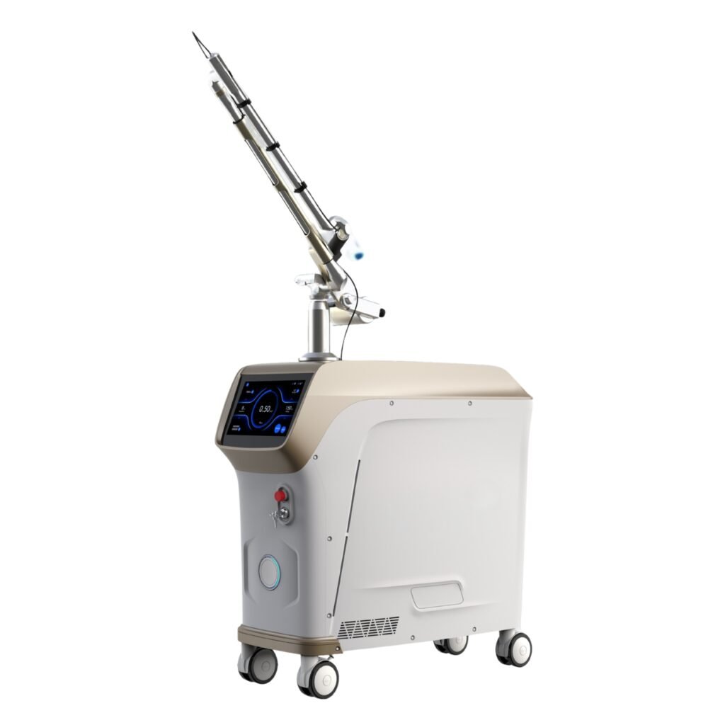 Pico Spectra Pro picosecond laser machine for tattoo removal, pigmentation treatment and skin rejuvenation by Medixora