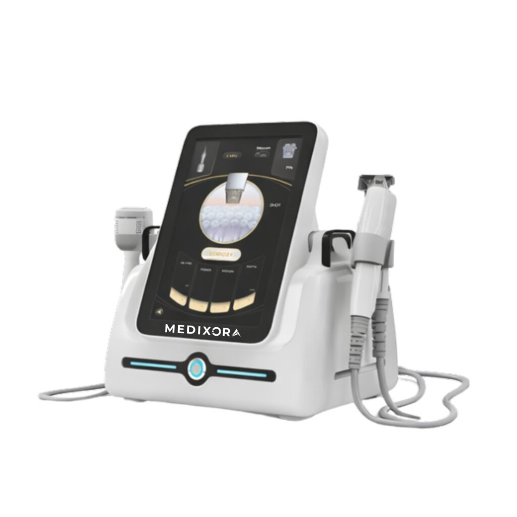 Rejuva RF P machine for skin tightening, wrinkle reduction, and skin rejuvenation using radio frequency technology by Medixora
