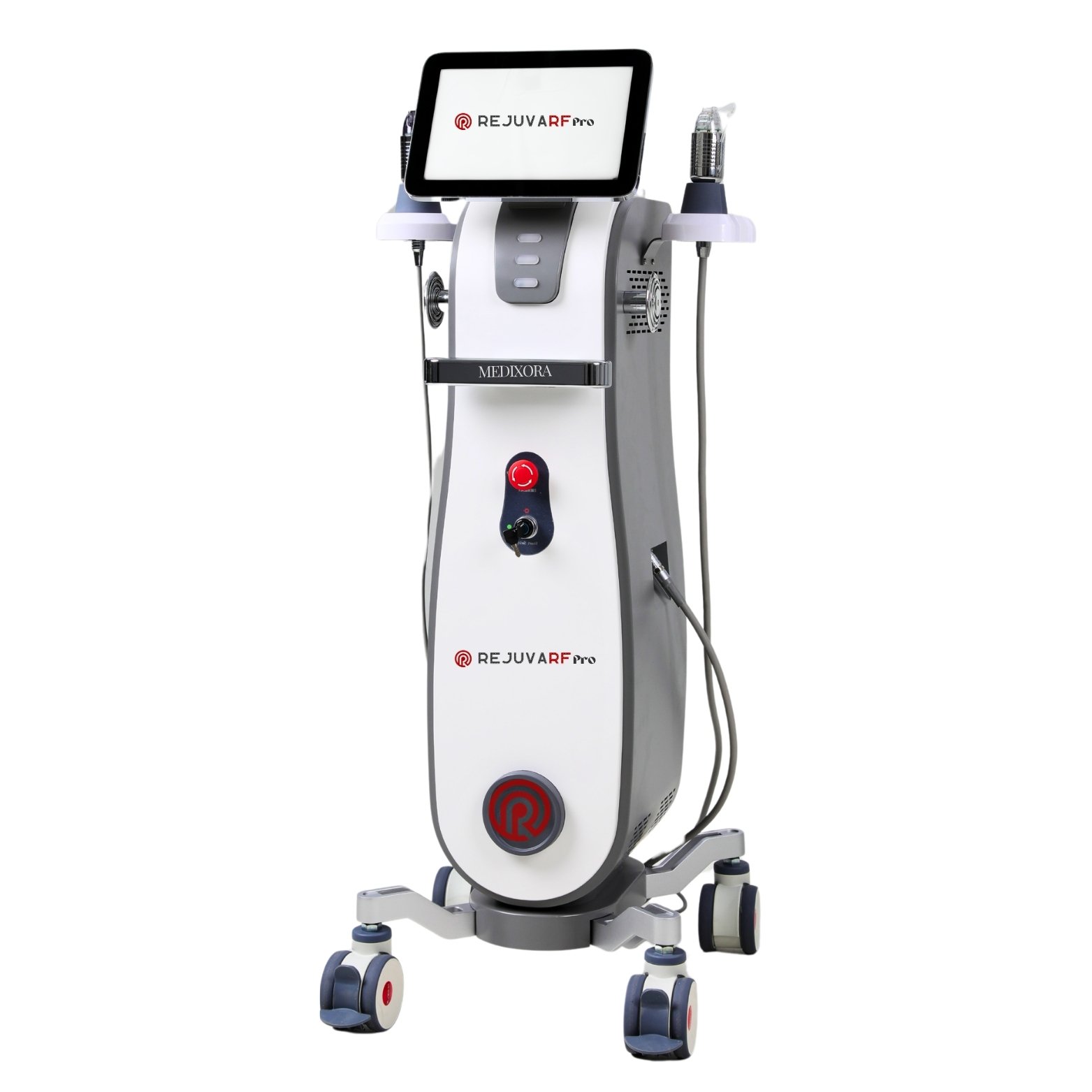 Rejuvarf PRO V MNRF laser machine for microneedling RF skin tightening, acne scars, and skin rejuvenation by Medixora