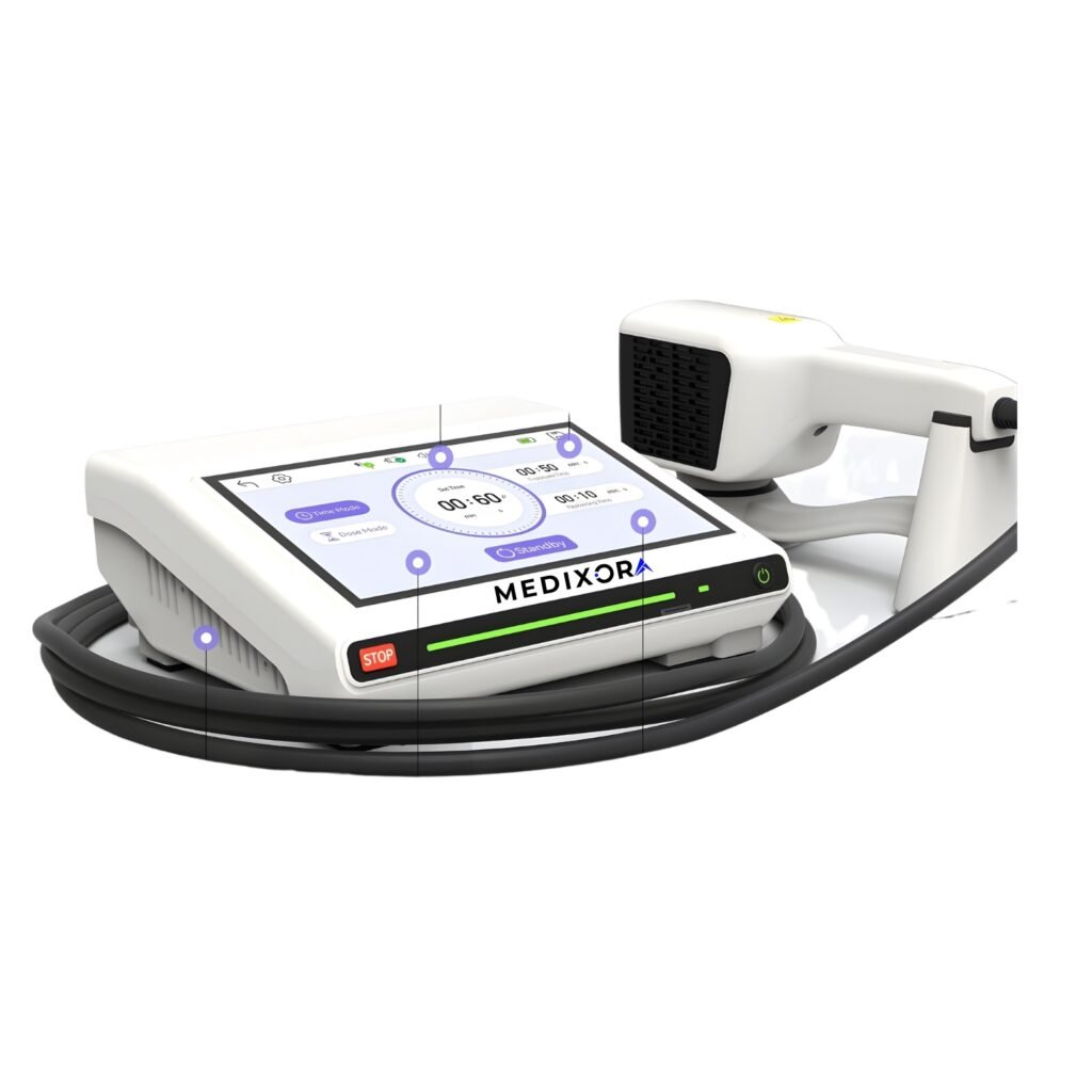 XimerUVPro 308nm excimer laser machine for psoriasis, vitiligo, and targeted UVB skin treatment by Medixora