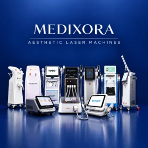 Best laser machine for hair reduction clinic by Medixora featuring advanced diode laser technology
